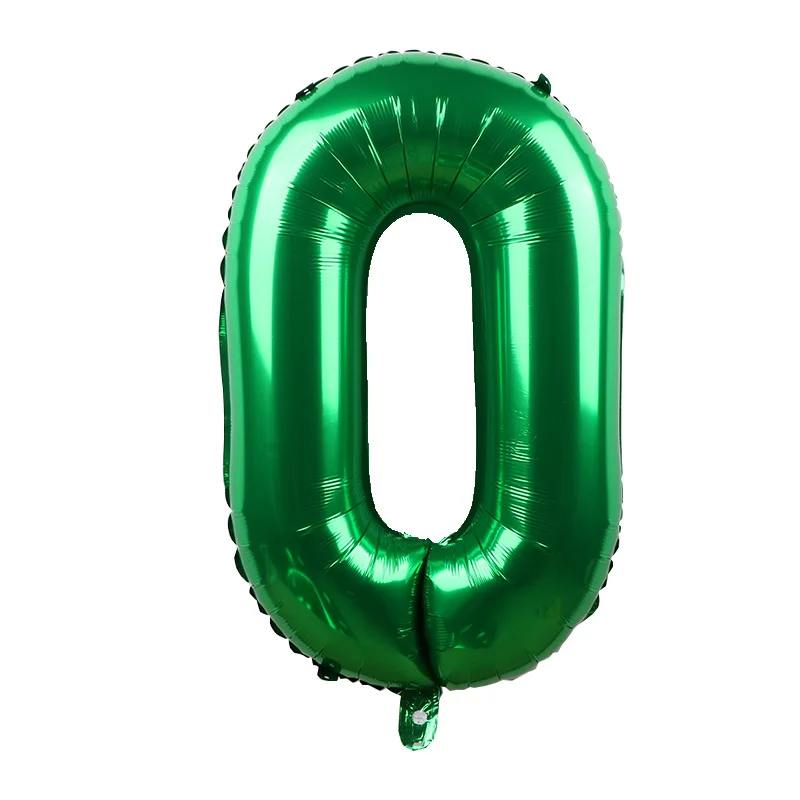 1 Stück 32 Zoll Große Dunkelgrüne Zahlenballons Frühlings-Dschungel-Safari Geburtstagsparty Folienballon 0 1 2 3 4 5 6 7 8 9 Globos Ballons – Detail 6