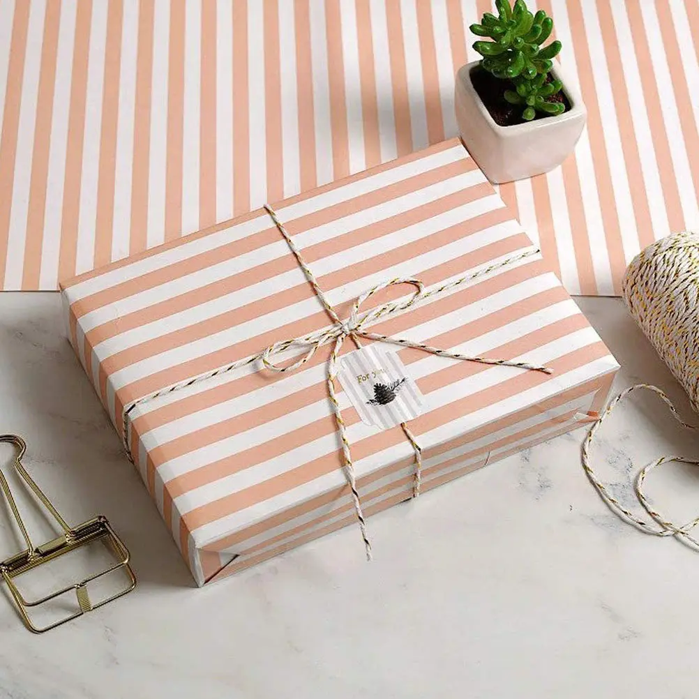 Obrázek 4: 6sheets náhrada sloh dar wrapping papír eko zdvořilý DIY wrapping zásoby pro narozeniny vánoce svatební sprcha