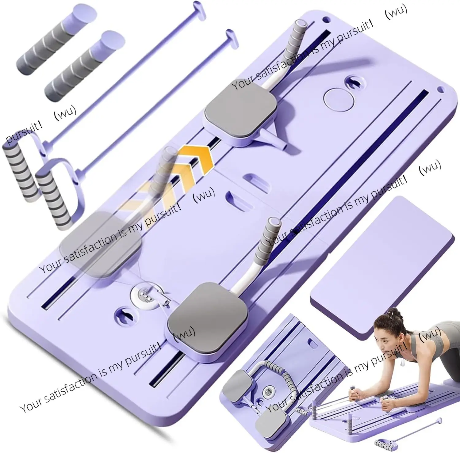 

Adjustable Pilates Board, Home Workout | Abs and Push Ups Workout Board - Yoga