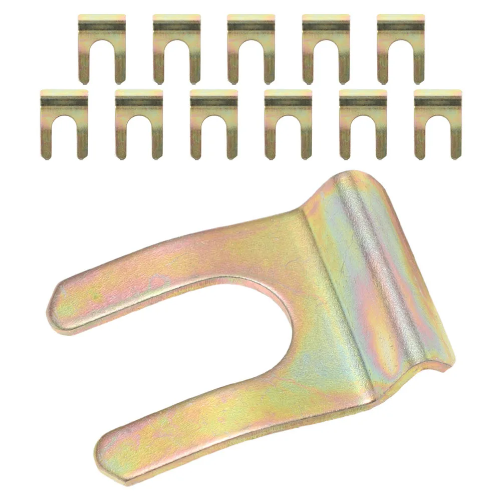 

12Pcs U Shaped Brake Line Clips Iron Car Brake Hose Retainer Clip Fasteners Automotive Parts Hose Clamps for Vehicle