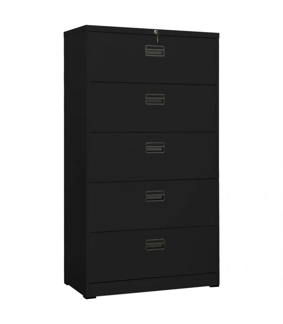 Filing cabinets black steel filing cabinet 90x46x164 cm