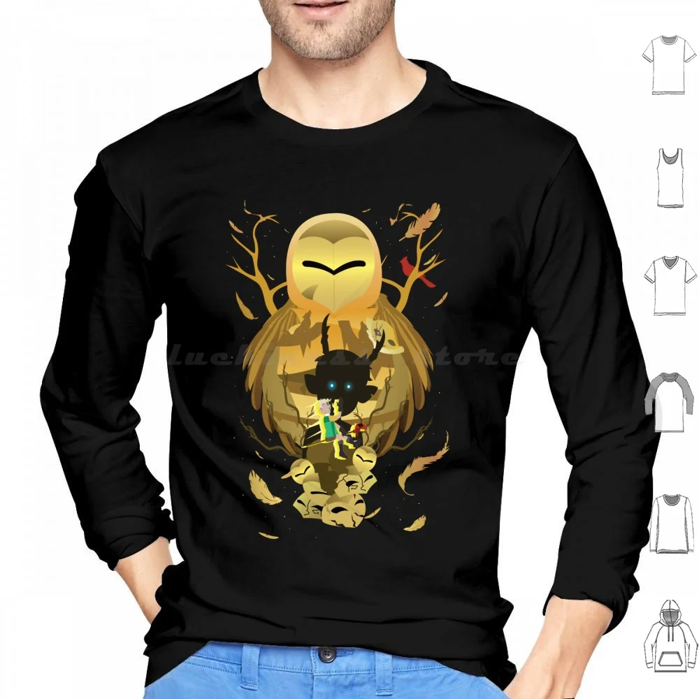 

The Golden Guard Hoodie cotton Long Sleeve The Owl Hosue Hunter Nuceda Hunter Owl Golden Guard