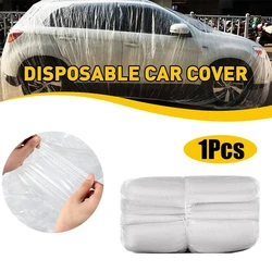 Universal Transparent Disposables Car Covers Dust Protective Disposables Car Covers Scratch Resistant Disposables Car Covers
