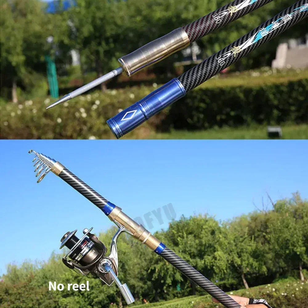 best telescopic fishing rod aliexpress Best Telescopic Portable Rotary Fishing Rod 2.4M,2.7M,3.6M,3.9M,4.5M Fishing  Rod 15kg Travel Sea Boat Rock Fishing Spinning Rod