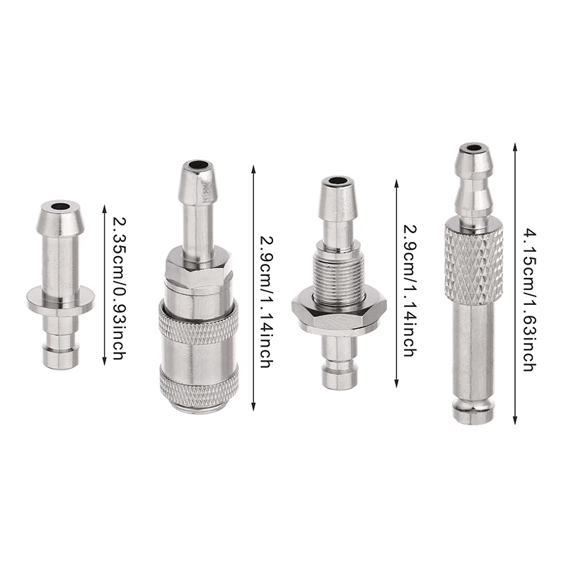 Metal Air Hose Connector NIBP Adapter Blood Pressure Meter BP Cuff Joint Link Male Female Quick Connection Bayonet Airway Joints - Image 5