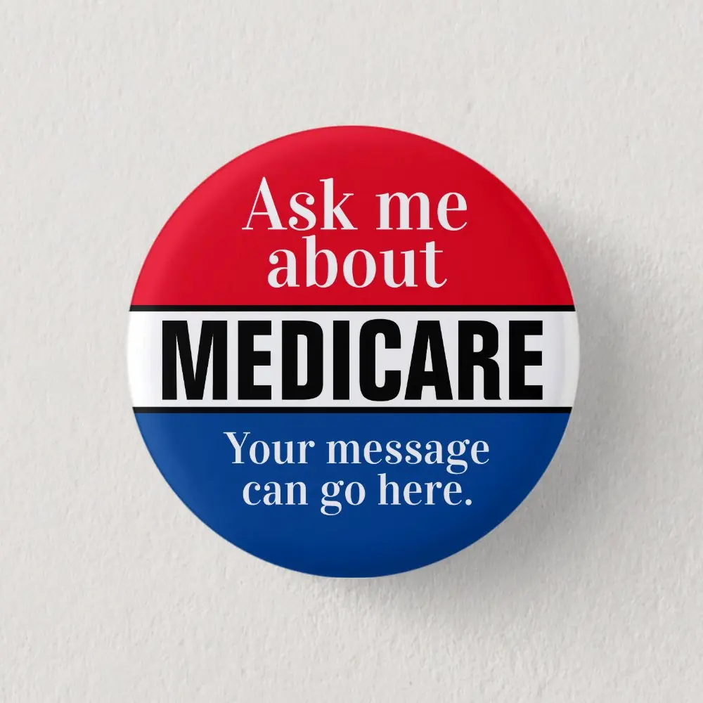 اسألني عن Medicare لينة زر دبوس مضحك هدية المرأة طوق مجوهرات المعادن عاشق قبعة شارة التلبيب دبوس بروش الموضة الكرتون