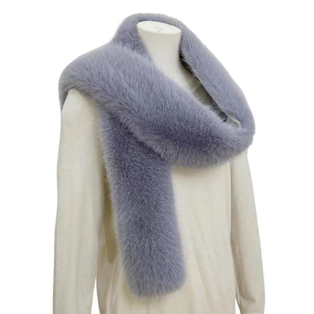 

Soft Comfortable Scarf Cozy Plush Winter Shawl for Women Thick Warm Comfortable Scarf Bright Colors Versatile Stylish Weather