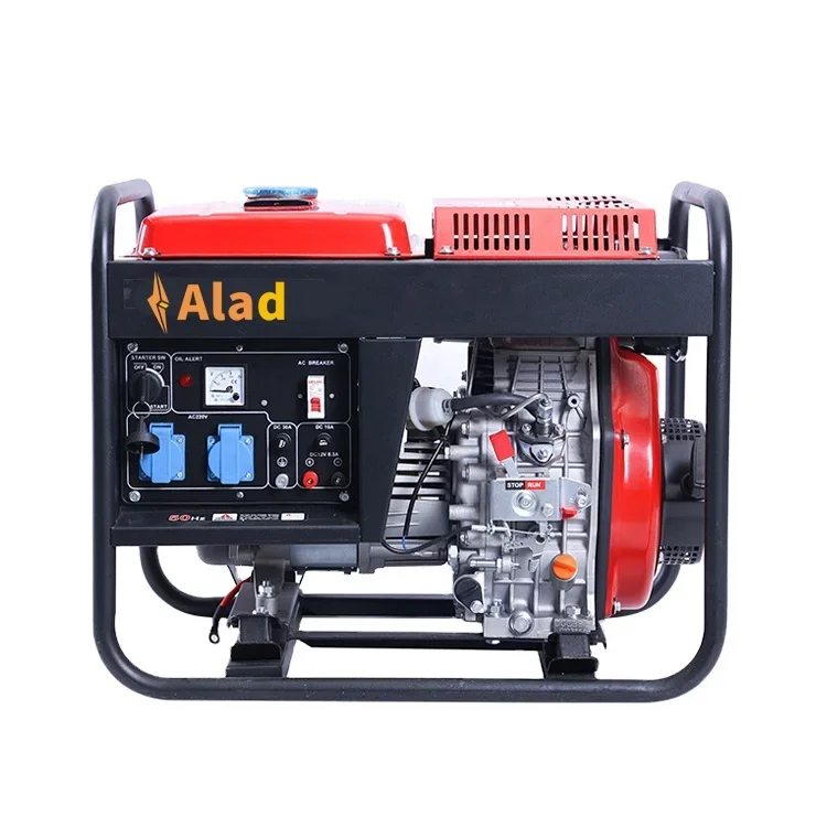 

Portable Electric 3/5/6/7/8/10 Kw Kva di esel Generator Silent Type Set For Sale