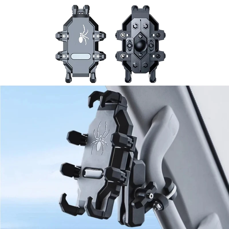 Car A-pillar Mobile Phone Holder Suitable for JETOUR Traveler T2 2023 Anti-shock and Anti-shake Mobile Phone Holder Parts