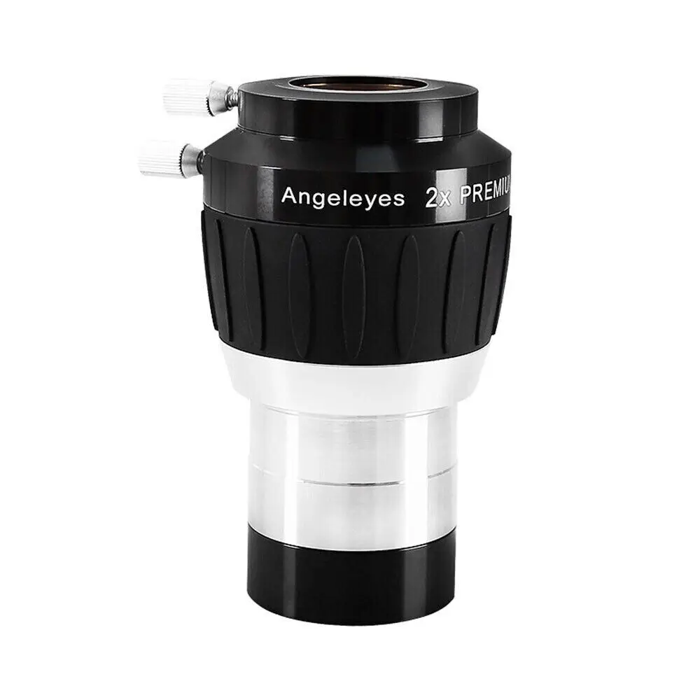 Angeleyes 2x Premium Apochromatic 2inch Extender Barlow Lens with 1.25'' Adapter Telescope Accessories