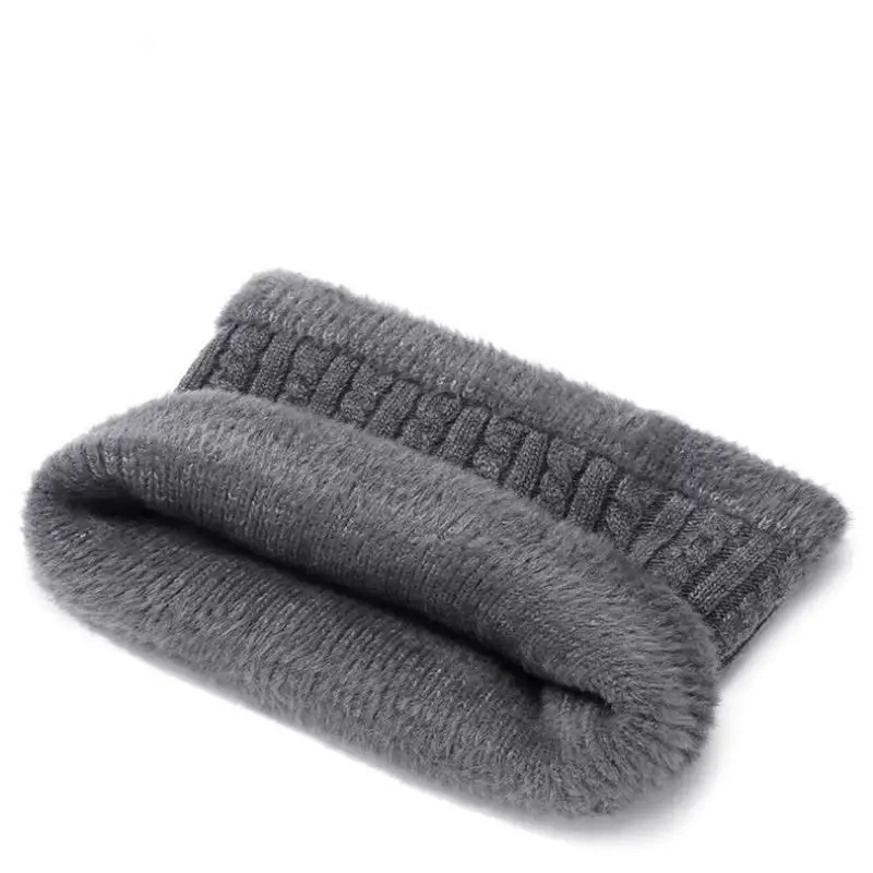 Gestrickte Biker-Mütze für Herren, Warmer Ohrenschutz, Fahrrad-Outdoormütze, Winddichte Kälteschutzmütze für Herbst und Winter, Tägliche Bekleidung für Ältere – Detail 12