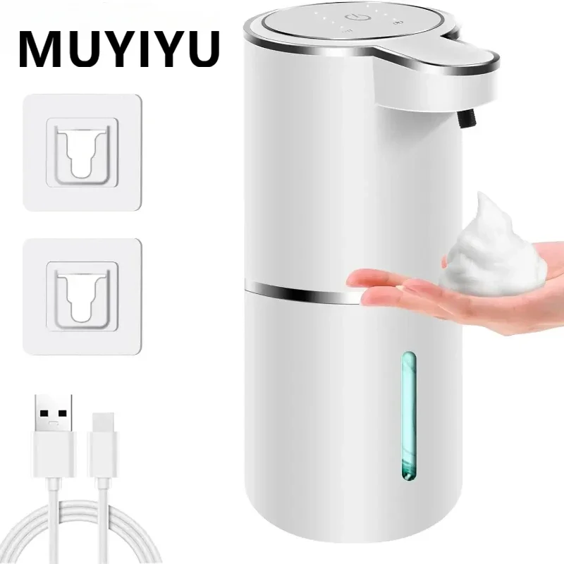 MUYIYU Automatic Inductive Liquid Soap Dispenser Foam Washing 380ml Waterproof Usb Smart Alcohol Spray Bathroom Accessories