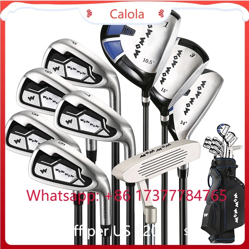 Men's 9 Piece Full Golf Club Set with Carry Bag OEM Complete Golf Kit