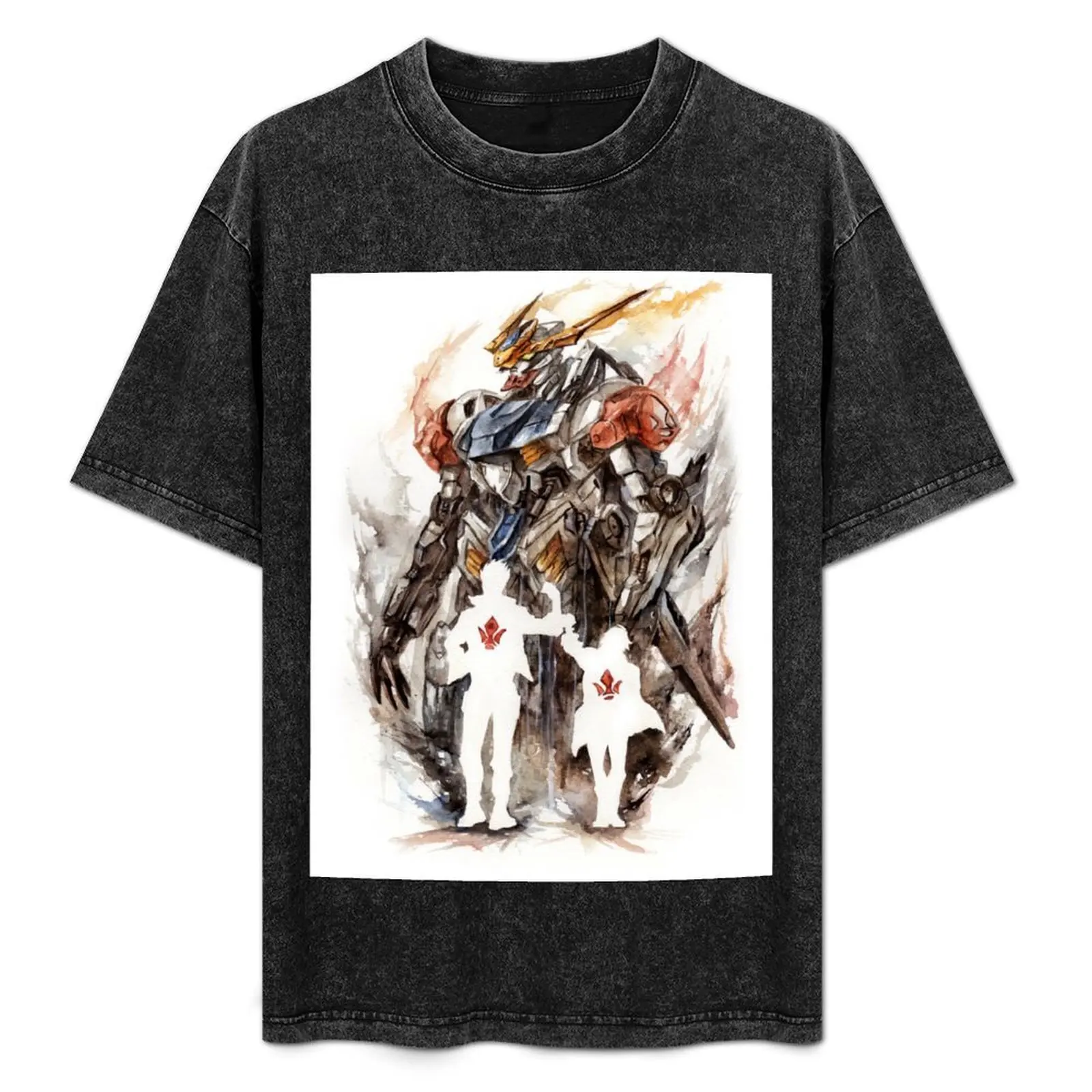 Iron Blooded Orphans T-Shirt Casual Graphic Print Tee