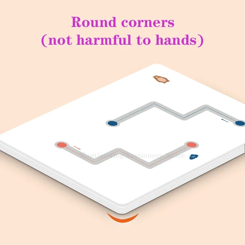 Children's Magic Practice Book Magic Tracking Manual Montessori Pen Control Training Card Reusable Tracking Education Book