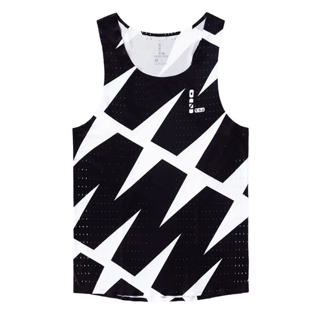 

Summer Basketball Soft Fabric Seamless Marathon Running Sport Vest Top Track Field Training jersey shirt Vest Men's Clothes