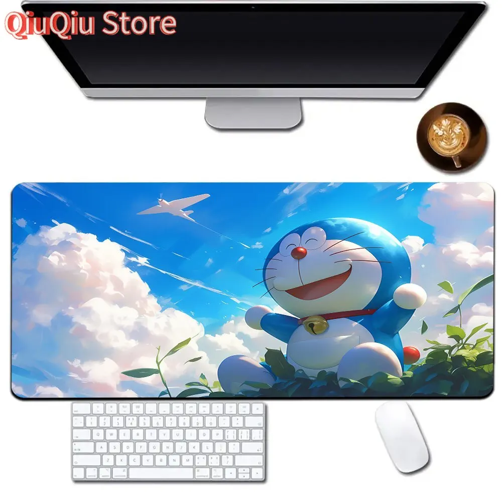 Alfombrilla grande para ratón Doraemon, alfombrilla para ordenador, alfombrilla para escritorio, teclado, alfombrilla para mesa de juegos de oficina, 1 ud.