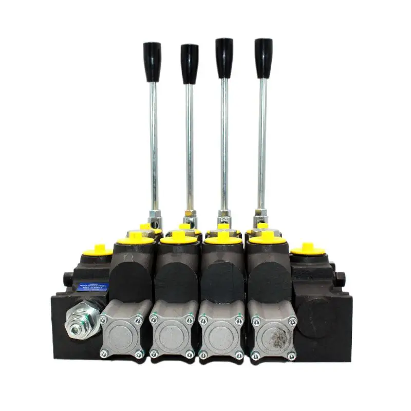 Hydraulic Directional Control Valve with 4 handles 200 l/min