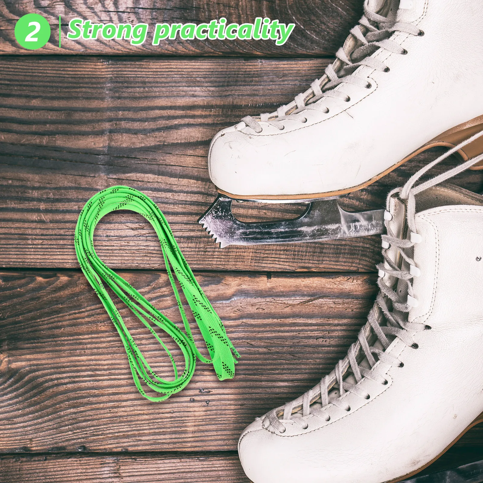 1 Paar Flache Gewachste Hockey – Lace Replacement Flat Bewertung und Preis