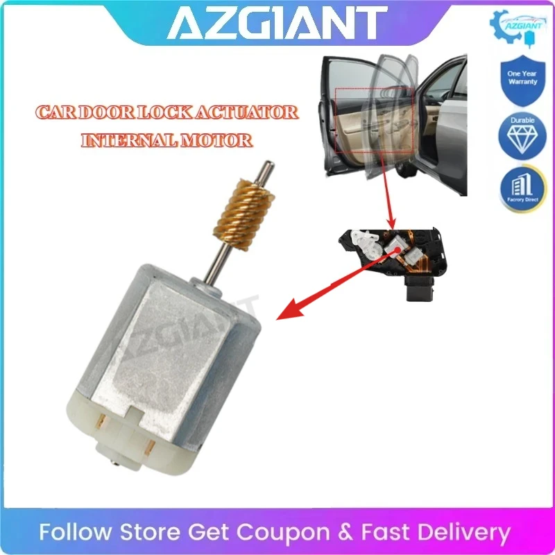 

AZGIANT Low Noise Door Lock Motor Repair FC-280 For 1997-2000 Ford Mondeo MK2 High Power 12 Volt Quiet Operation Car Parts