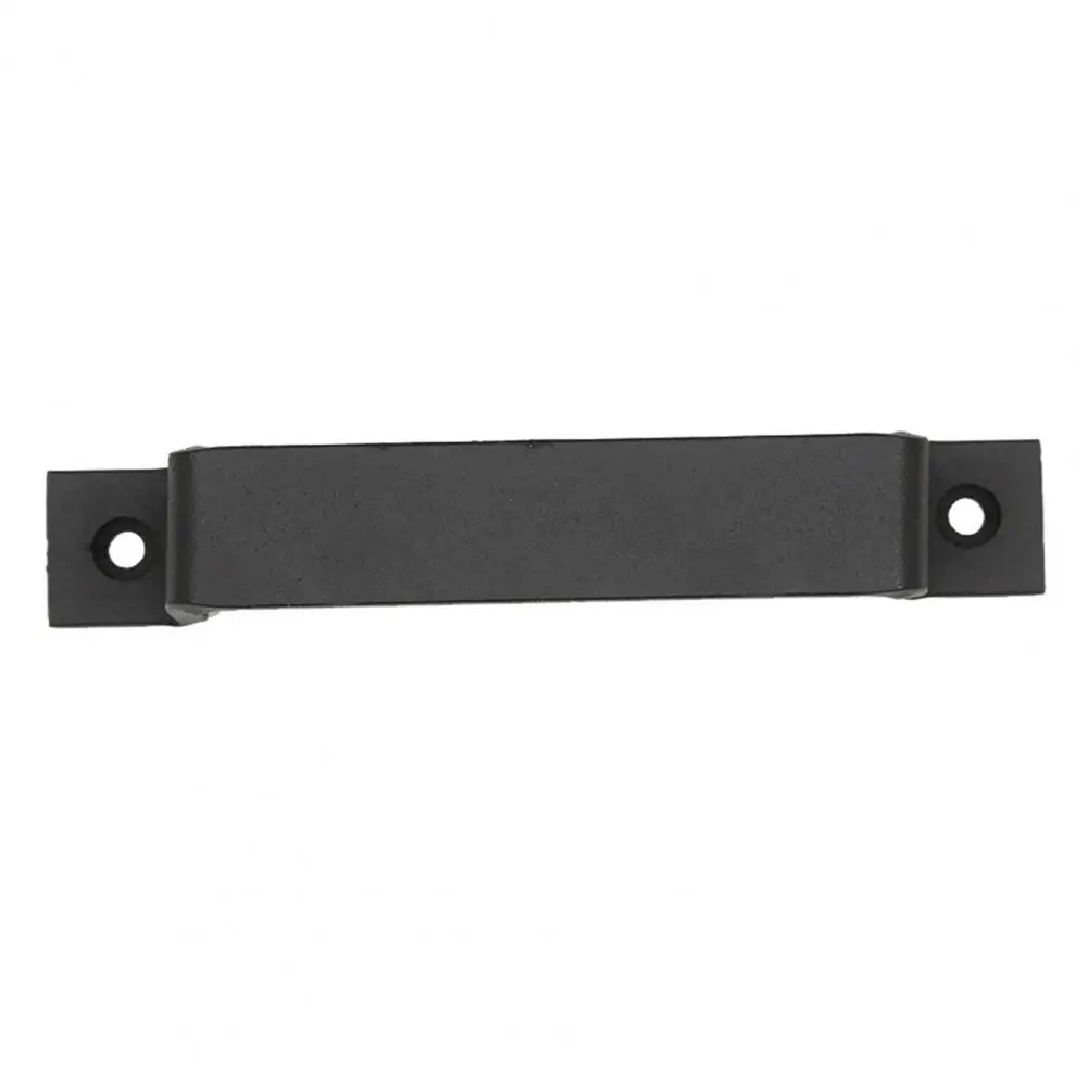 Barn Door Handle Double-holes with Screws Strong Load Bearing Matte Black Metal Hardware Heavy Duty Wooden Door Gate Pull Knob