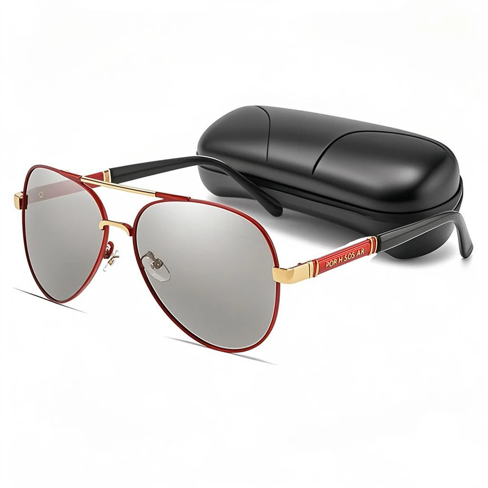 

Photochromic Polarized Sunglasses for Men Women Luxury Design Driving Fishing Chameleon Sun Glasses Fashion Vintage Eyewear 2025