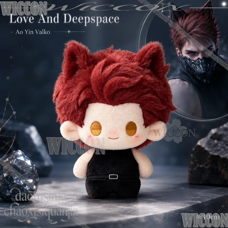 Love And Deepspace Ao Yin Valko Cosplay 10 Cm Nunu Kawaii Cute Sweet Cotton Plush Doll Prop Doll Birthday Gifts For Man Outfit view 2