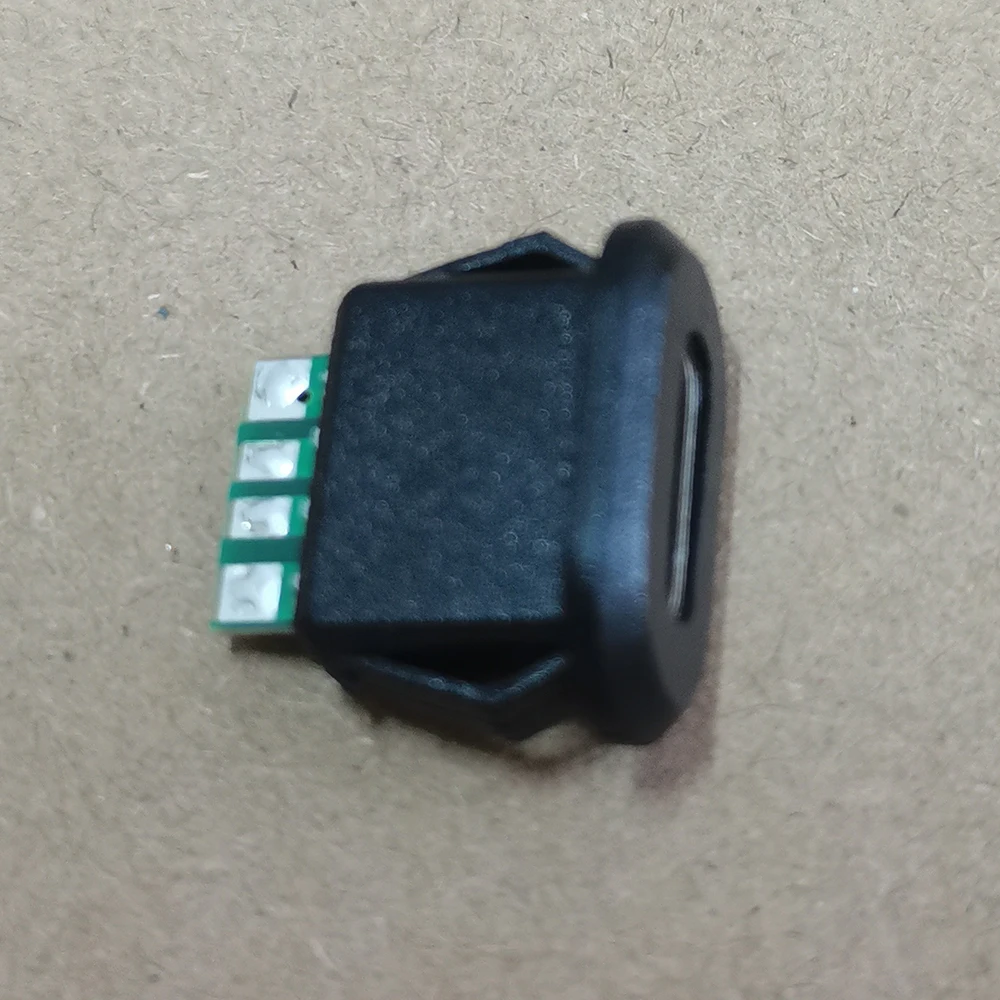 1 Stück Panelmontage Typ-C Buchse 6-Pin USB-Anschluss Typ-C Buchse Schnellladebuchse Ladeanschluss USB-C Ladegerät Stecker Dock – Detail 3