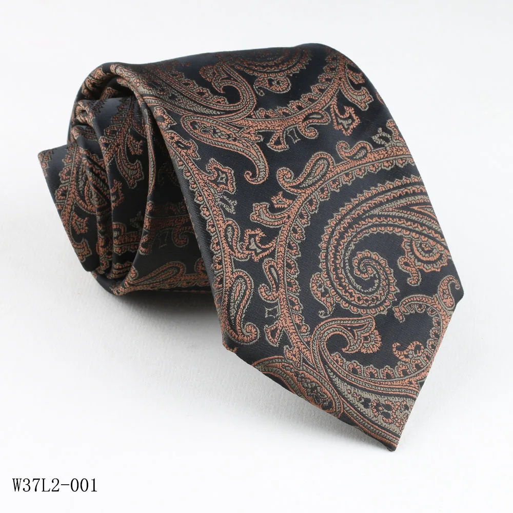 Mens Paisley Floral Necktie Striped Dots Wedding Ties For Women Male Luxury Neck Tie Dress Shirt Collar Neckwear Cravat