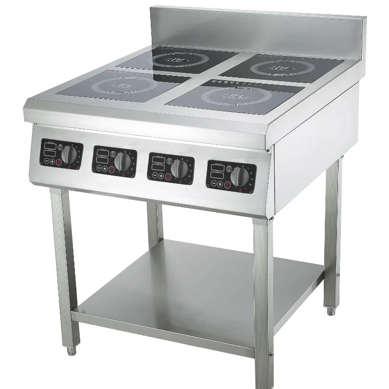 Stainless Steel Multi Cooking 4 Burner Commercial Electric Induction Cooker Stove