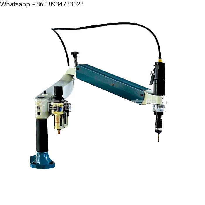High Precision High-Accuracy M3-27 Pneumatic Bench Drilling Machine Flexible Arm 360 Degree Tap 220V CNC 60mm Max Drilling Dia