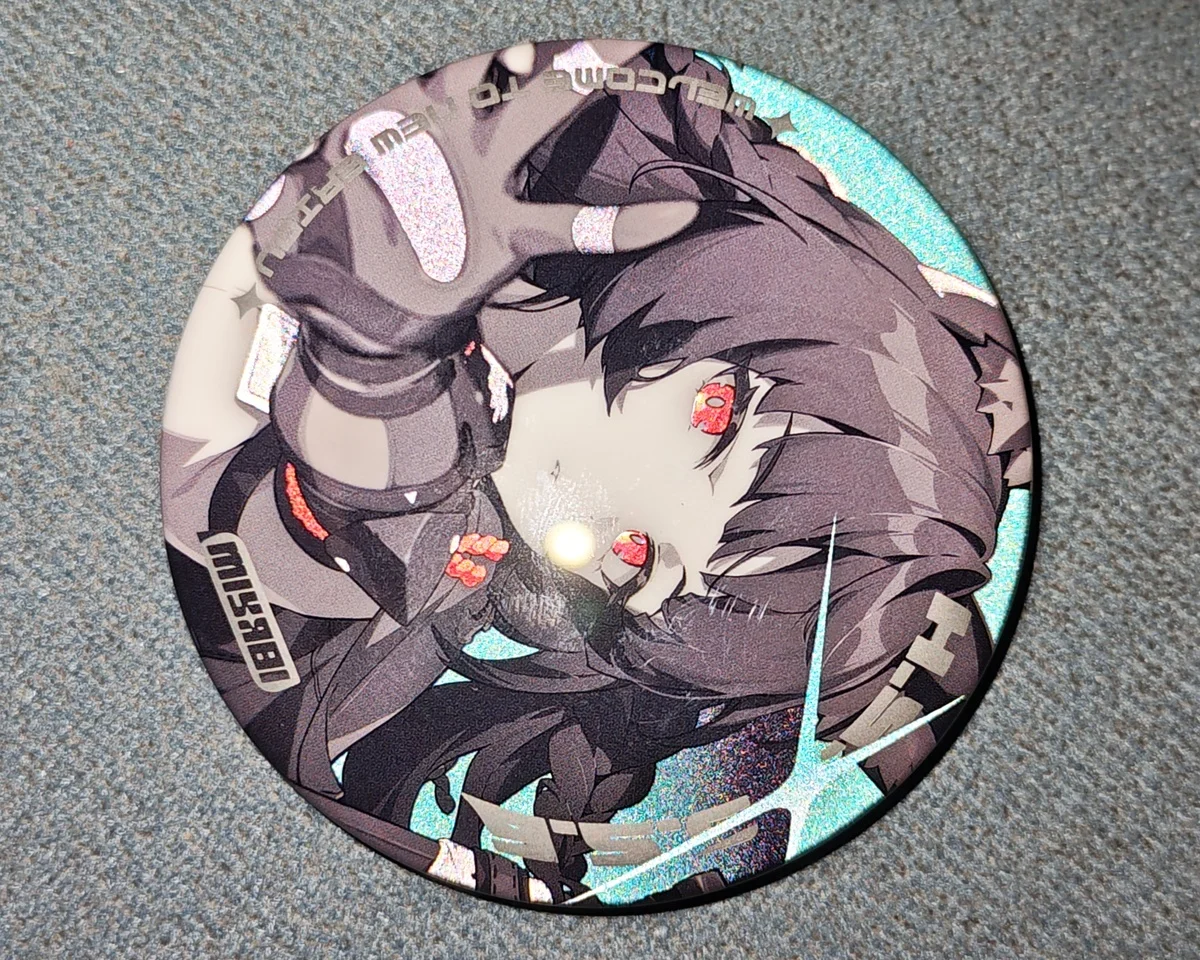 ในสต็อก Hoshimi Miyabi Asaba Harumasa Tsukishiro Yanagi Soukaku Reflective badge Original ZZZ Zenless Zone Zero Haween เทคนิคฟุต