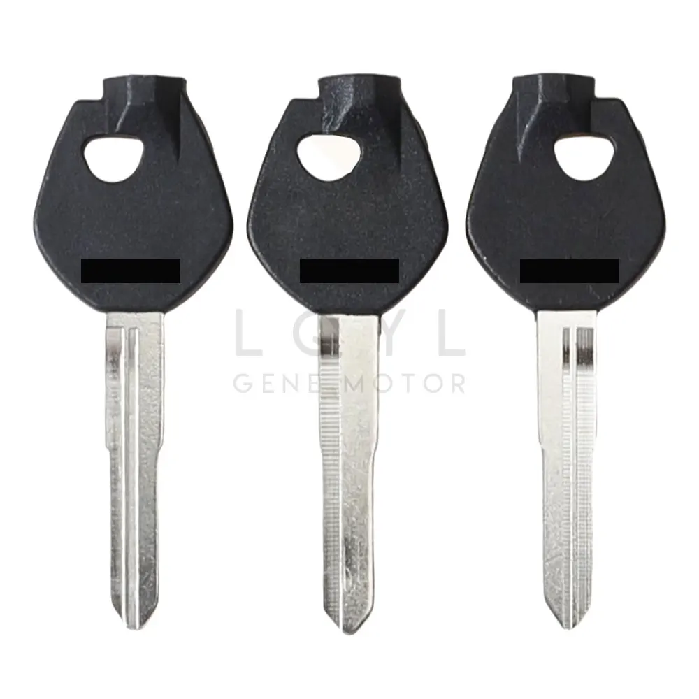 12Pcs Black Key Replace Uncut Keys For SUZUKI Magnet Anti-theft lock AN250 AN400 AN650 Burgman Sj50 V125S G V50 AG50 60Single