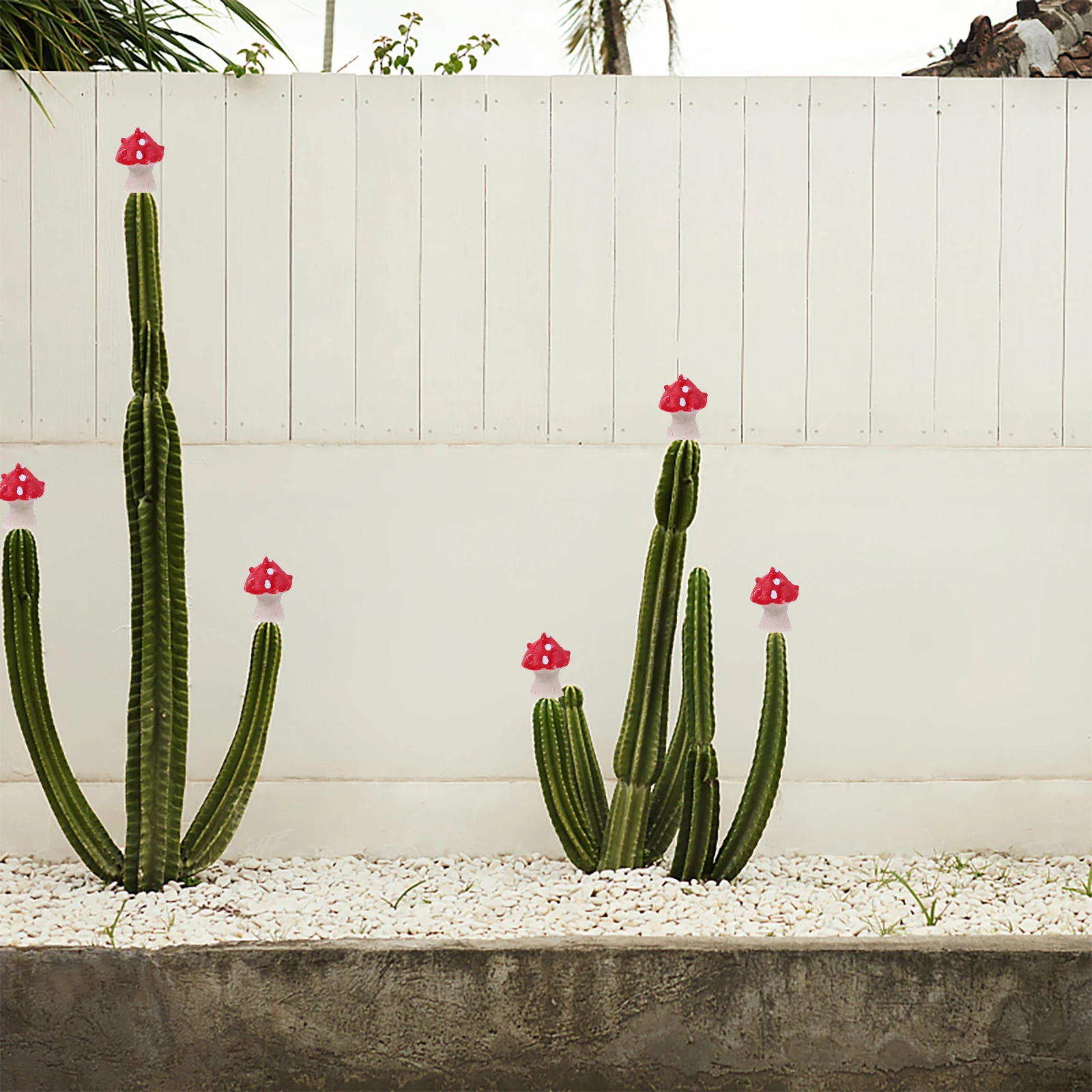 

50pcs Resin Mini Mushroom Adornment Simulated Garden Decoration Bonsai L nament Potted Moss Sculpture Statue