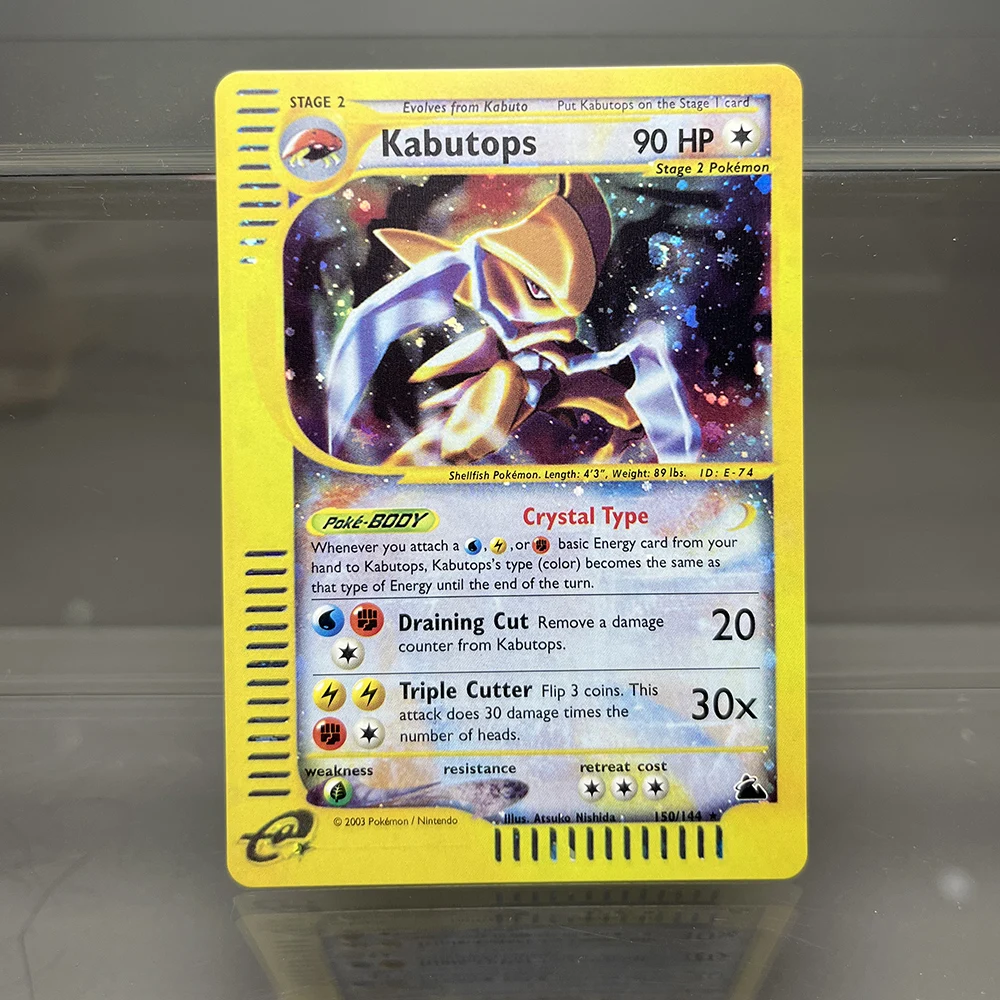 PKM-Karten Charizard Steelix Celebi Einzelfolienkarten Magneton Gengar Classic Game Collection Karten PTCG Proxy-Karten