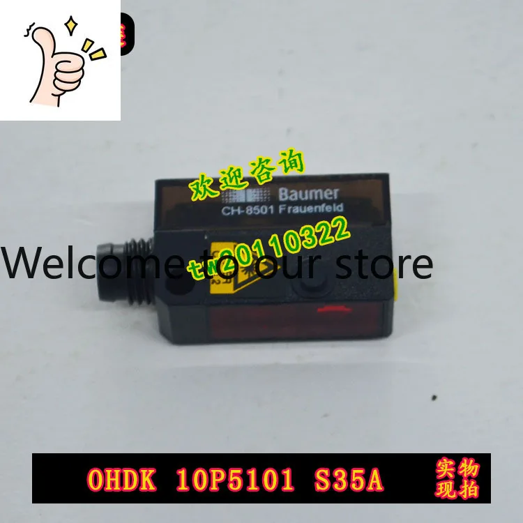 [Foto Física] Sensor Optoeletrônico Reflexivo Difuso OHDK 10P5101/S35A Baomeng BAUMER