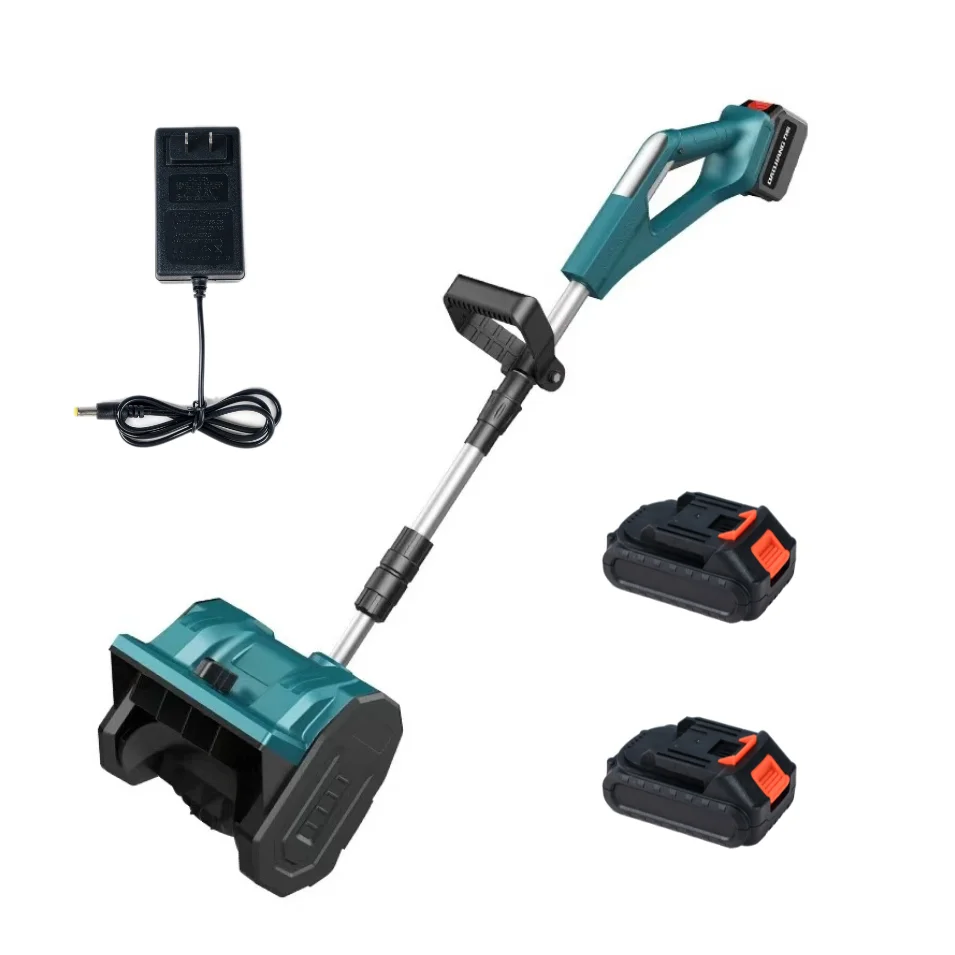 Electric Snow Shovel with Long Handle Grade 21V Cordless Lithium Battery Powered Blower