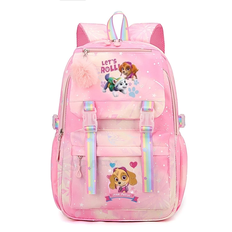 Paw Patrol Cartoon Large capacity Waterproof Backpack for School Kawaii Anime cosplay bag Travel Bag School Student Girl Gift