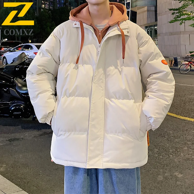 남성 파커 코트 겨울 따뜻한 캐주얼 야외 여행 스노우 코튼 패딩 자켓 작업 두꺼운 방풍 스키 방한 빵 자켓