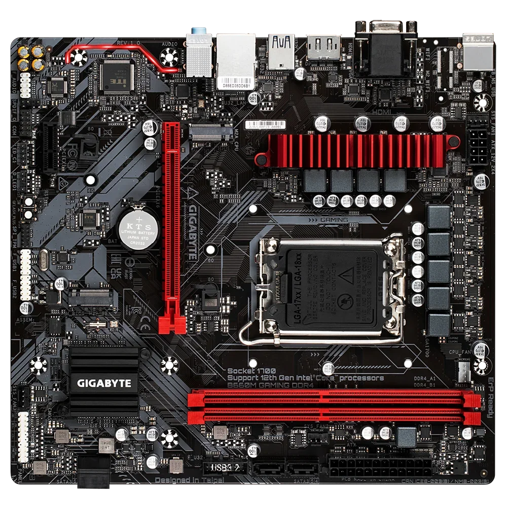 GIGABYTE B660M GAMING DDR4 Intel® B660 DDR4 PCI-E 4.0 5333(O.C.) MHz 64G Support 12 Gen Socket LGA 1700