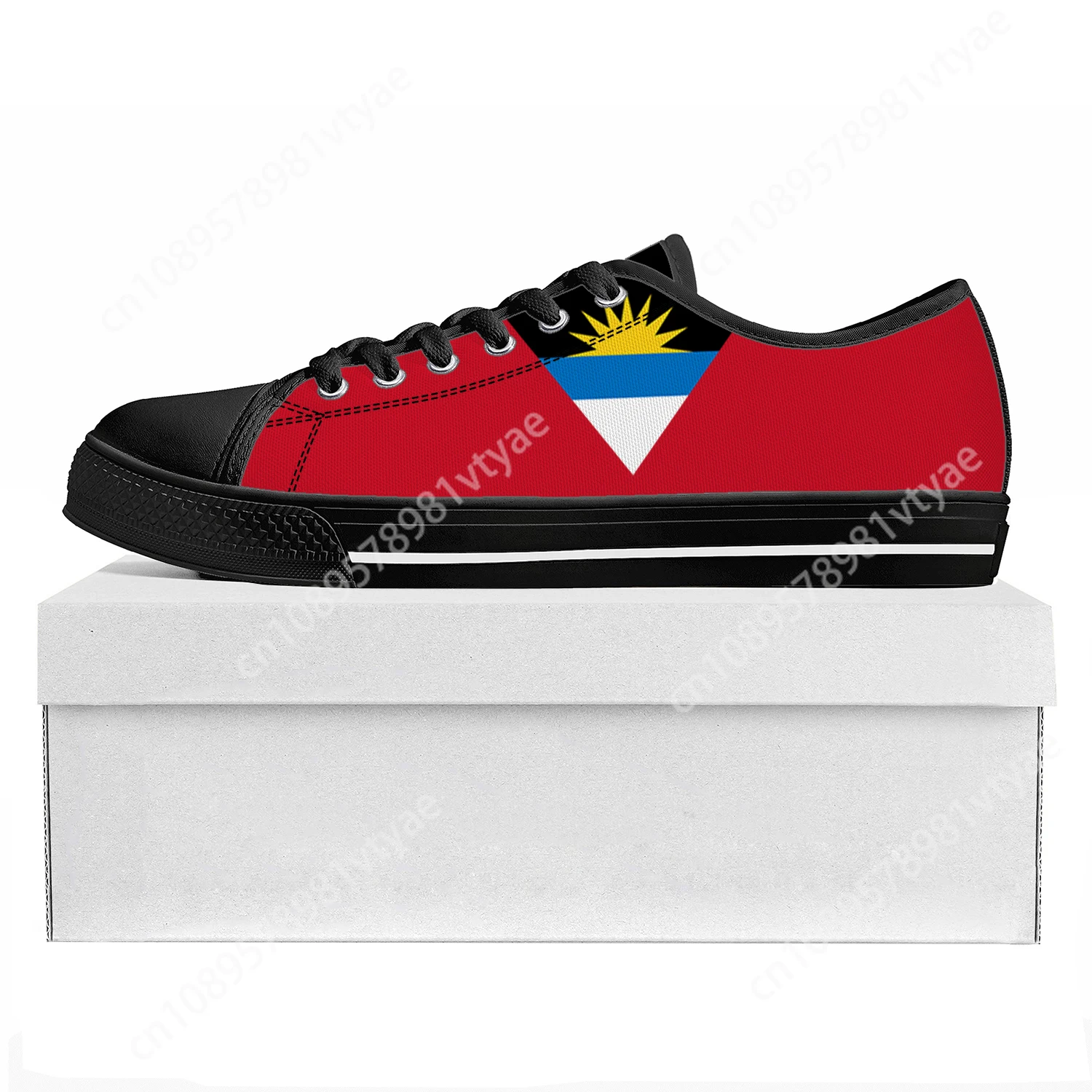 

Antigua and Barbuda Flag Low Top High Quality Sneakers Mens Womens Teenager Canvas Sneaker Prode Casual Couple Shoes Custom Shoe