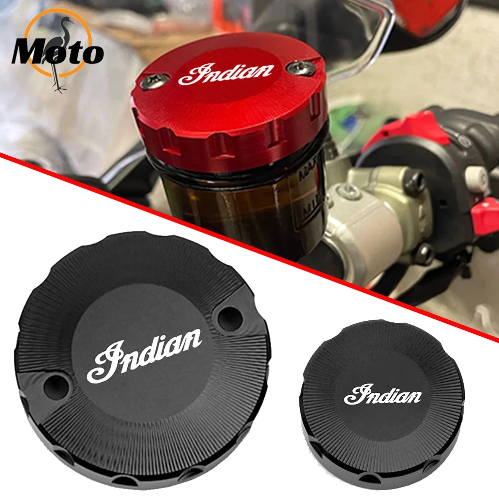 For Indian FTR1200 FTRX100 FTR 1200 X100 2019-2024 Motorcycle Accessories Front Brake Clutch & Rear Brake Fluid Reservoir Cover