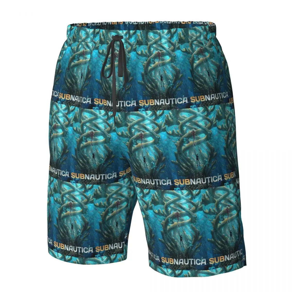 Game Subnautica Below Zero Trunks Beach Board Shorts Casual Quick Dry Swim Summer Men Pants