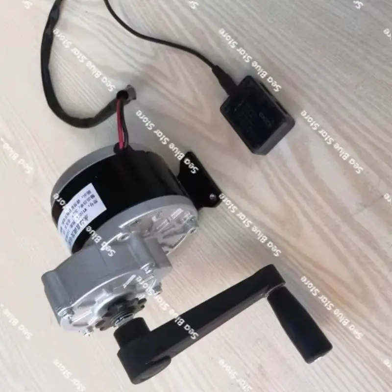 mobile phone charging battery charging permanent magnet hand crank motor power bank low speed12 volt 24V DC generator 350 wat