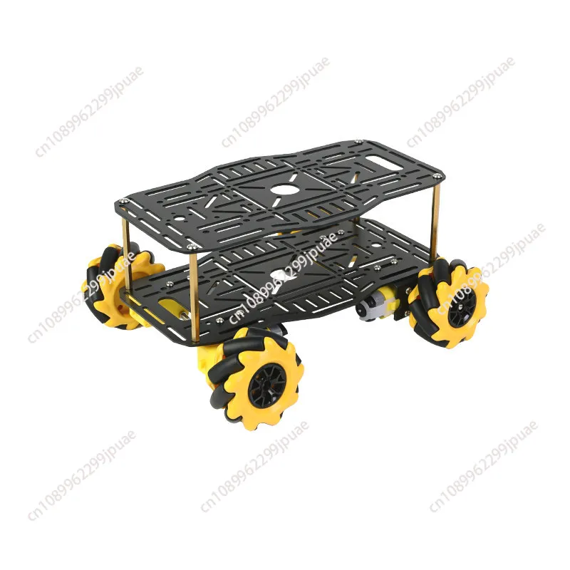 Open Frame Mecanum Wheel Smart Car Chassis Encoder Motor Obstacle Avoidance Vehicle For TI Electronic Design Contest