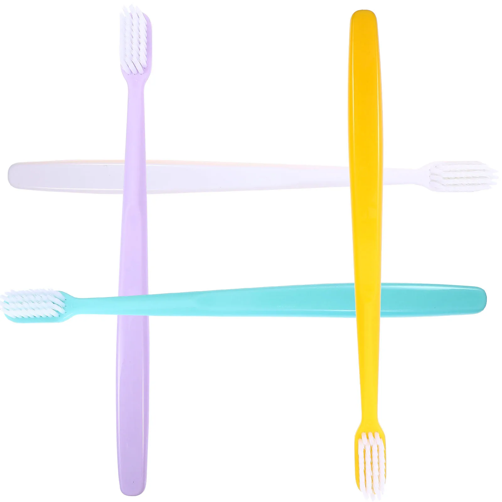 

4 Pcs Mini Toothbrush Compact Dental Brushes Scrub for Cleaning Nano Small Soft