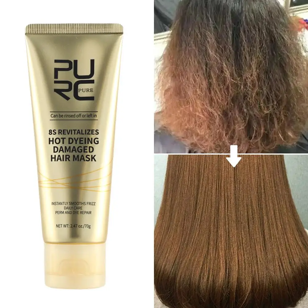 

8 Seconds Magic Hair Mask Keratin Straightening Repair Damaged Frizy Treatment Soft Smoothing Professional Hair Care Cream