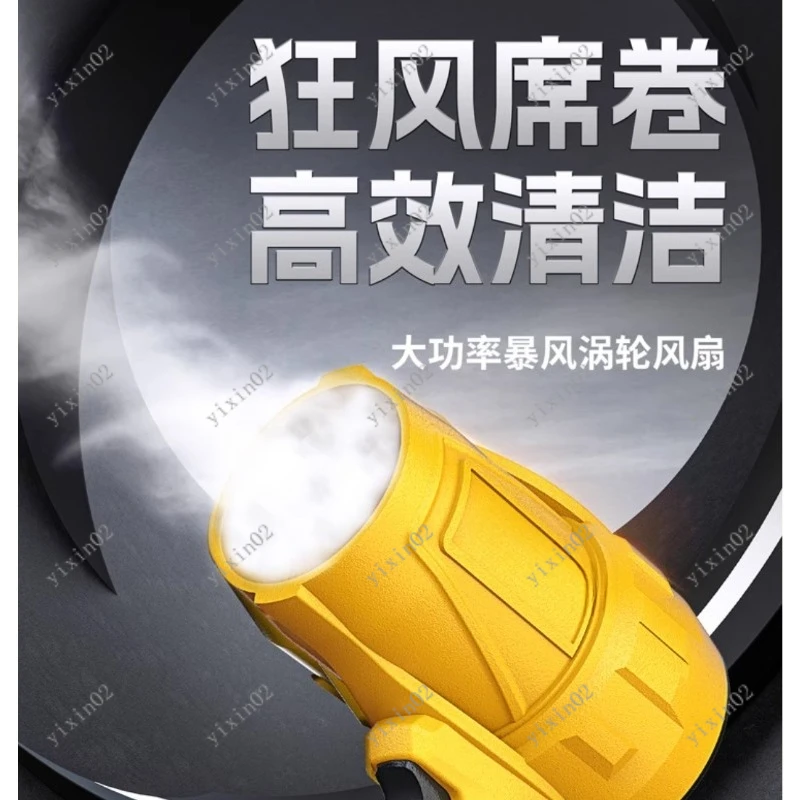 Handheld Turbo Jet Blower - Strong Leaf Snow Blower for Car Drying & Garden Maintenance Tool