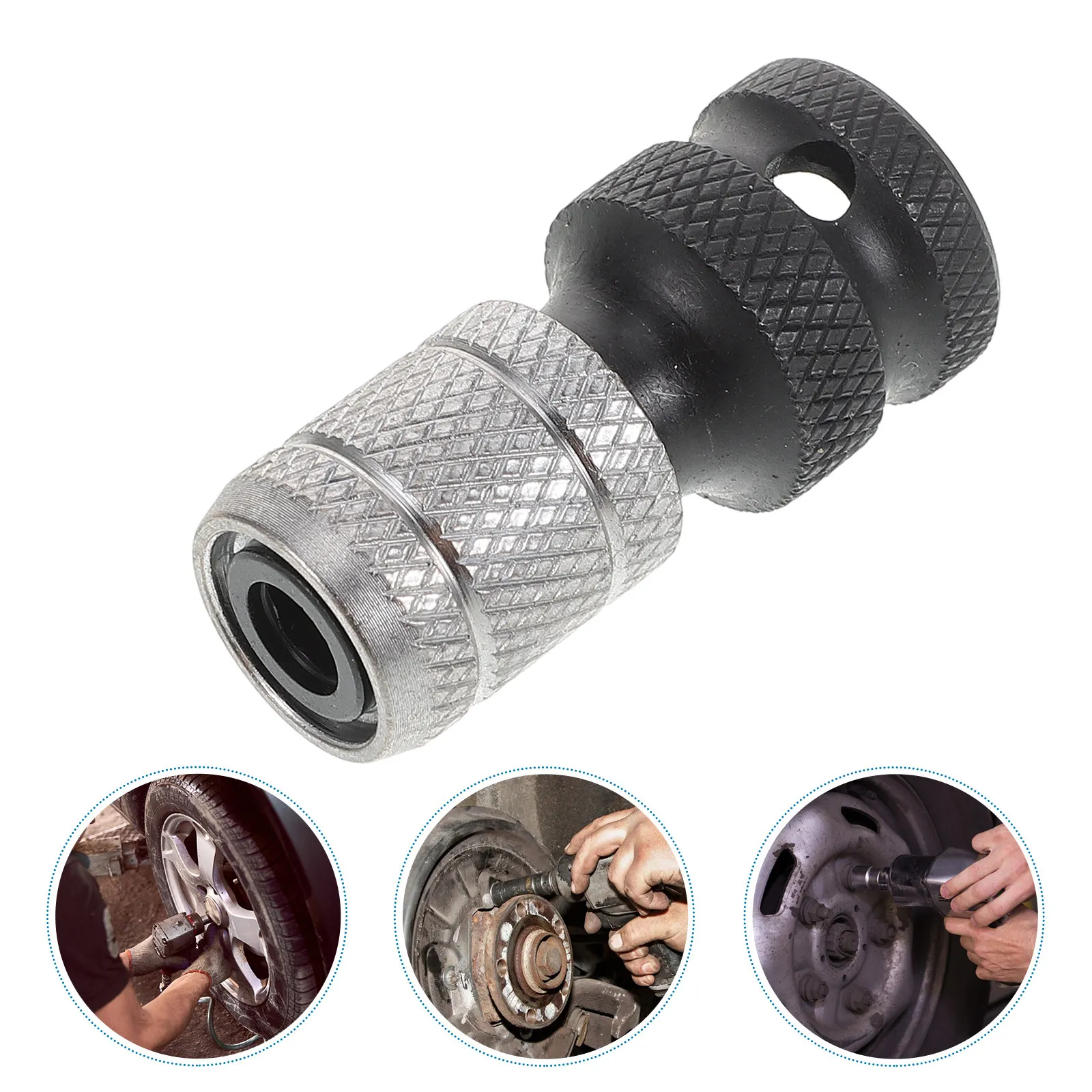 

6.35mm Socket Adapter for Drill Heavy Duty Impact Driver Accessory High Strength Non Deform Workmanship Drill Socket Adapter