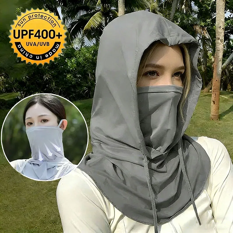 

Балаклава-шапка (1 шт.): дышащая, быстросохнущая, с защитой от солнца и УФ-излучения, унисекс, для езды на велосипеде, мотоцикле, рыбалки, маска-капюшон на все лицо